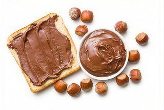 Fetta di pane e Nutella
