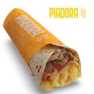 Speck, patate bollite, funghi e olio tartufato