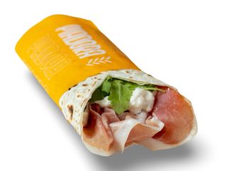 Prosciutto crudo, squacquerone e rucola