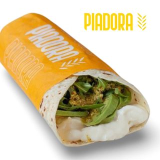 Avocado, stracchino, rucola e pesto di pistacchi