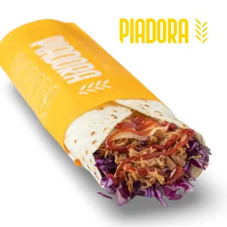 Pulled pork, provola alla piastra, cavolo viola e salsa BBQ
