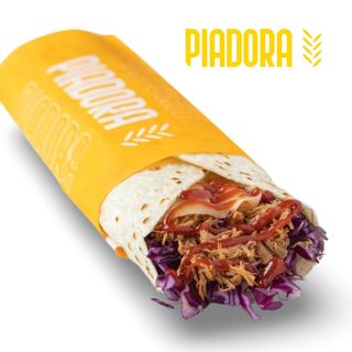 Pulled pork, provola alla piastra, cavolo viola e salsa BBQ