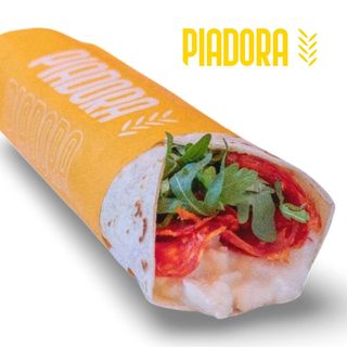 Spianata piccante, stracchino e rucola