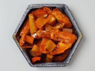 Gamberoni Saltati con Salsa Chili