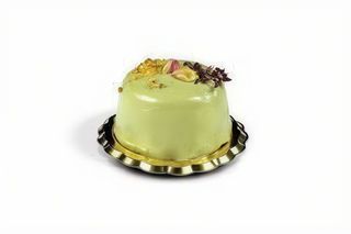 Monoporzione di torta setteveli pistacchio