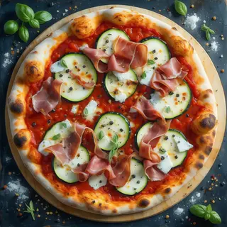 15. Speck, Zucchini grigliati, Gorgonzola