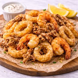 Frittura di Calamari e Gamberi