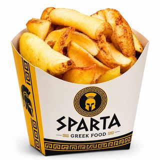 Patatine fritte rustiche
