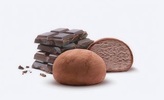 Hawaiian mochi al cioccolato - un pezzo 
