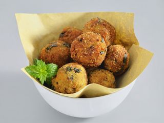 Polpettine di melanzane e mozzarella - vegetariano