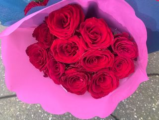 Bouquet 11 rose rosse