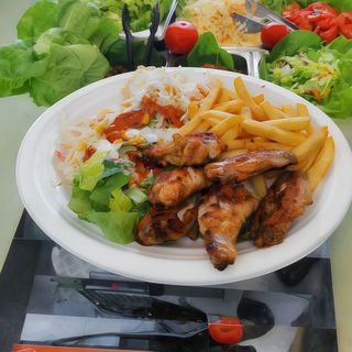 Chicken wings grill