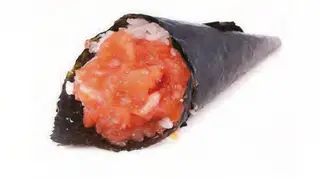 67. Temaki spicy salmon