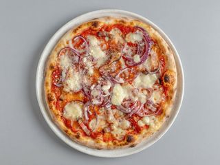 Pizza senza glutine  amatriciana