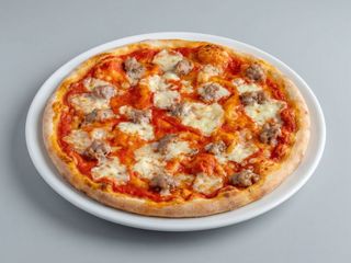 Pizza senza glutine salsiccia