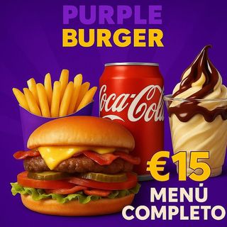 Purple Burger Menù