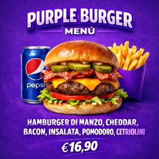 Purple Burger Menù