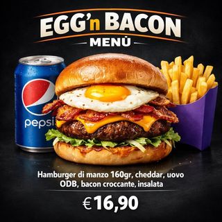 Egg'n Bacon Menù