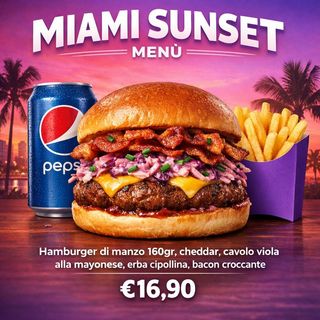 Miami Sunset Menù