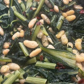Verdure ripassate o con fagioli