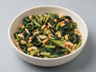 Verdure ripassate o con fagioli