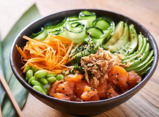 Fish pokè  bowl grande