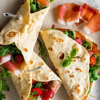 Piadina pancetta