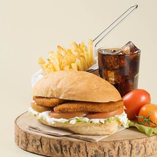 b. Panino hamburger di pollo