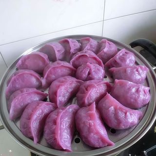 Ravioli viola di pollo alla griglia - 4 pz