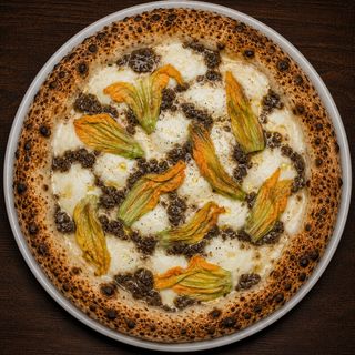 Tartufo e fiori di zucca