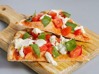 Pizza Capri al piatto