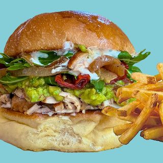 Roasted Chicken Burger