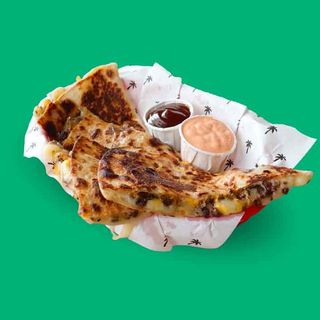 Vegan Beef Quesadillas