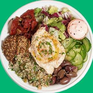 Large Vegan Pokè Hummus power