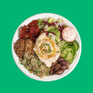 Regular Vegan Pokè Hummus power