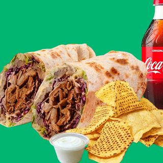 Burrito Vegan Holy-veg + Nachos + Bibita a scelta