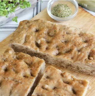 Focaccia multicereali - un quarto