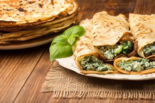 Crespelle ricotta e spinaci