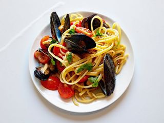 Linguine con le cozze 