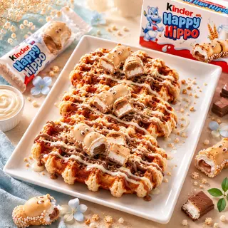 Waffle Happy Hippo