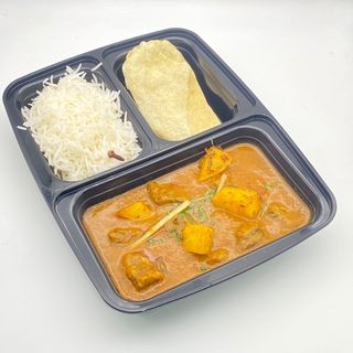 Lamb vindaloo con riso basmati