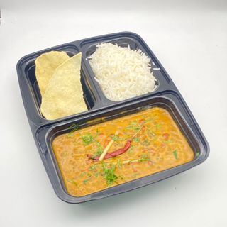 Dal tadka con riso