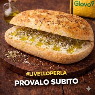 Pan Focaccia Olio Sale Origano