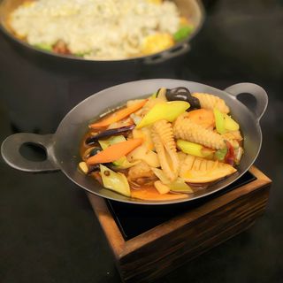311. Piccola padella fai da te con calamari