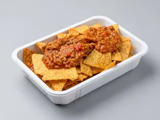 Tortilla chips con chili della casa
