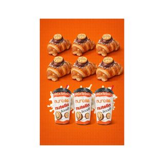 Combo box nutella party - 6 cornetti alla nutella e 3  latte e nutella