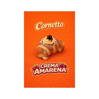 Cornetto crema amarena