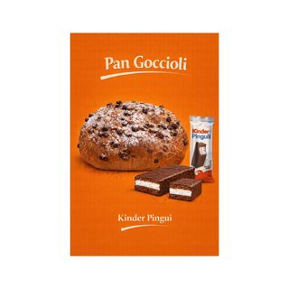Pan goccioli kinder pingui