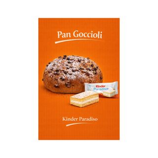 Pan goccioli kinder paradiso