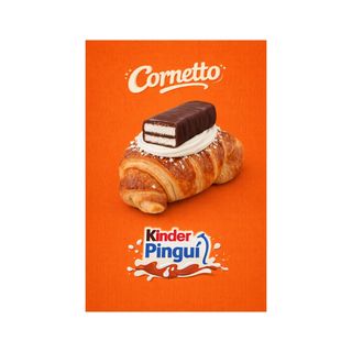 Cornetto kinder pingui